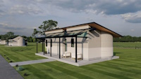 The Jules+1 3D printed home